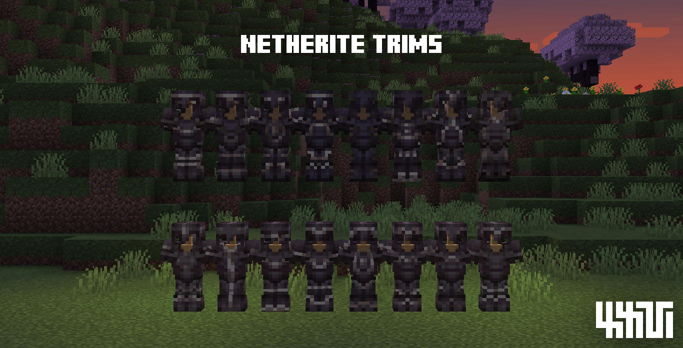 XXVI's Shiny Armor Trims Screenshots - Resource Packs - Minecraft