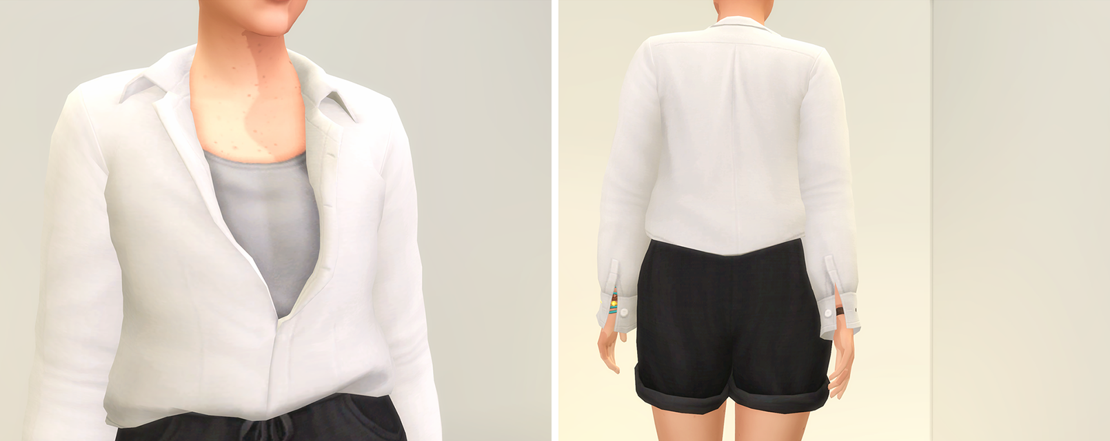 Long Sleeve Crochet Crop Top - The Sims 4 Create a Sim - CurseForge