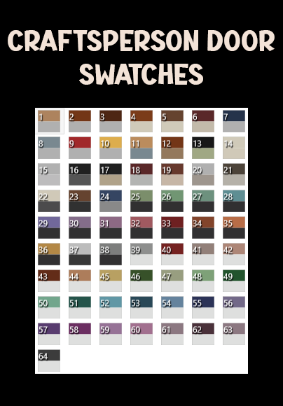 colours available