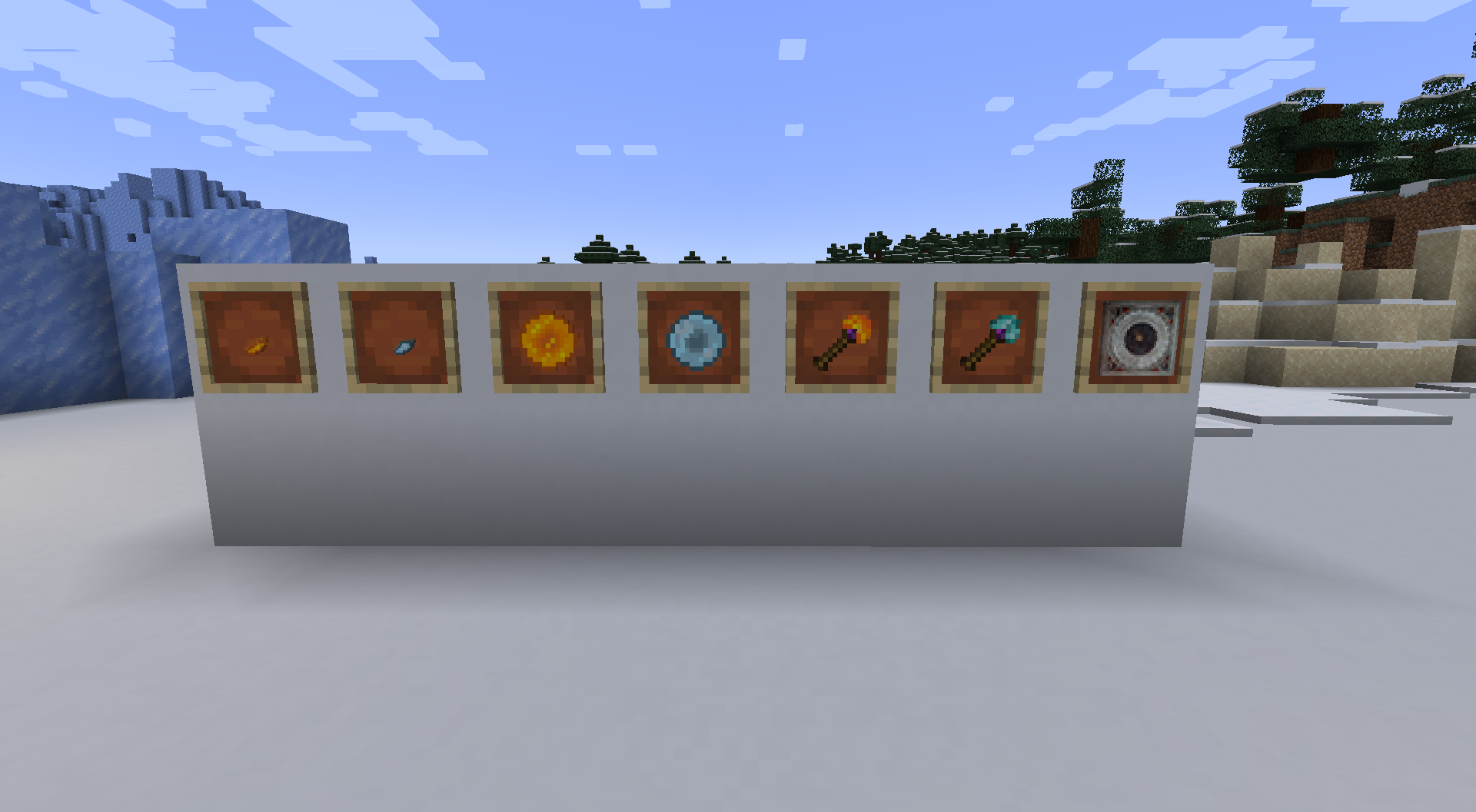 Shows all the items