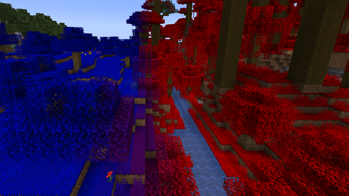 Blue Forest and Red Jungle