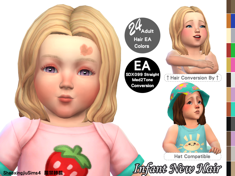 SDX099 Hair Set - The Sims 4 Create a Sim - CurseForge