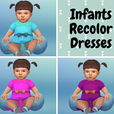 Infant Recolor Dresses - The Sims 4 Create a Sim - CurseForge