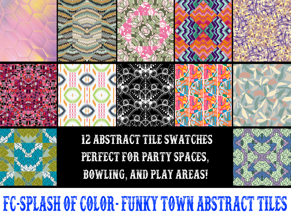 FreeganCreations-Splash of Color- Funky Town Tiles - The Sims 4 Build / Buy  - CurseForge