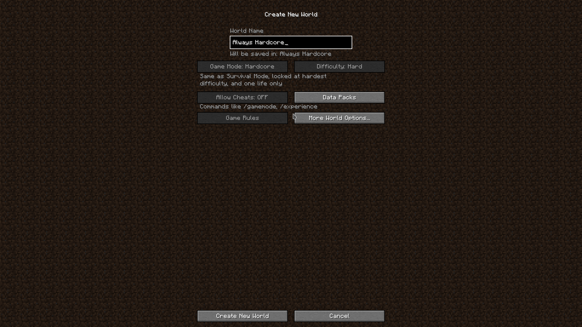 Always Hardcore - Gallery - Minecraft Mods - CurseForge