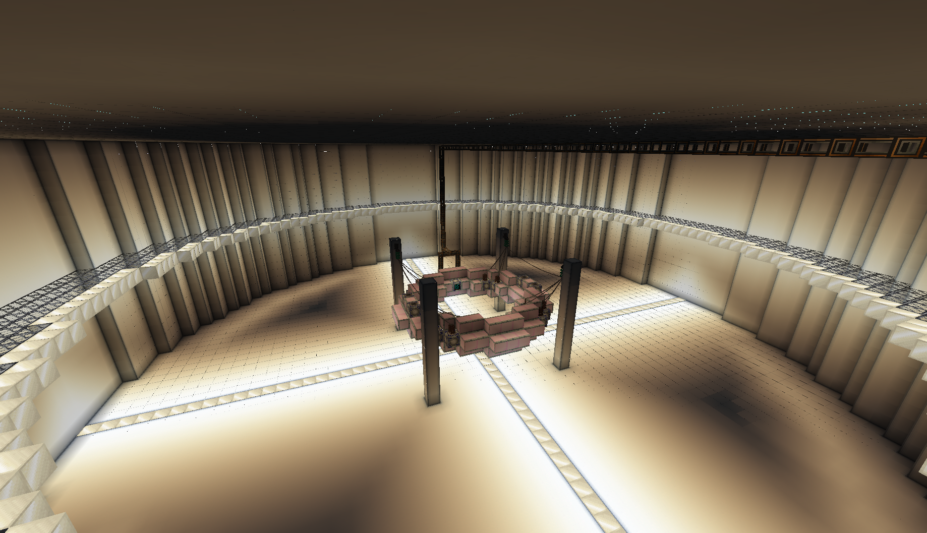 This is part of the underground bunker that got bombed. yes, there gregtech fusion reactors.
