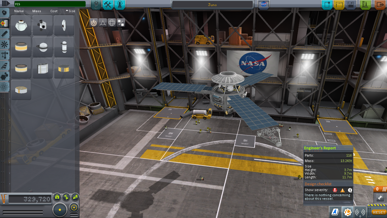 Juno in VAB