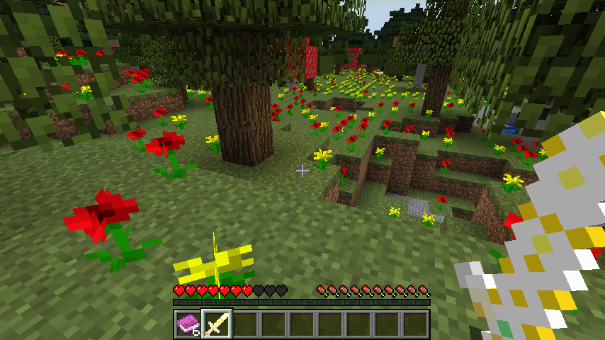Glistering biome in Glistre Mod