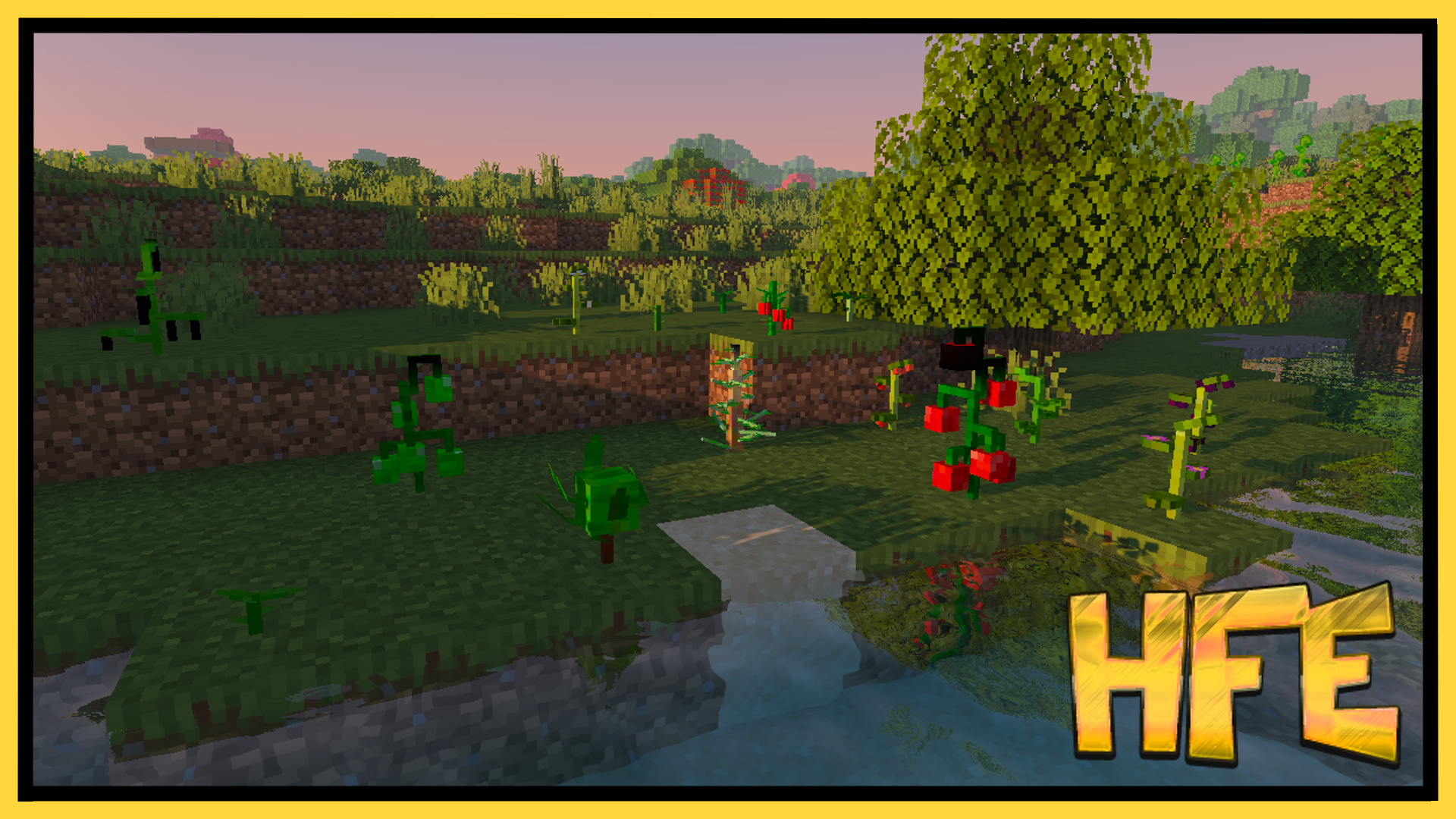Harry's Food Expansion adds many new plants to your game, which can be harvested for fruit, veg and more!