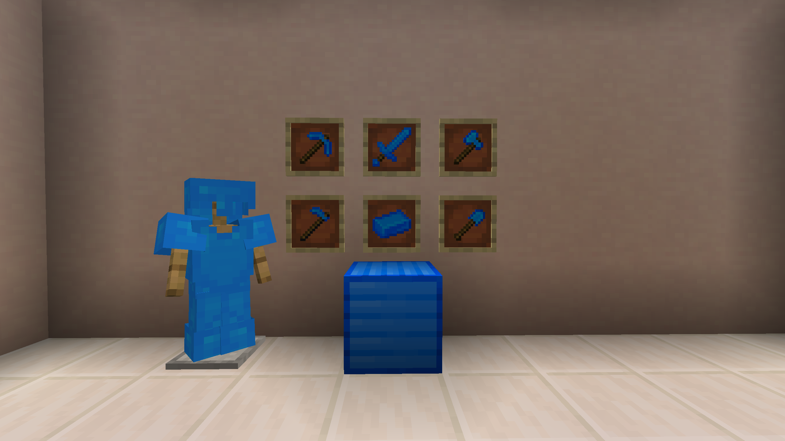Blue Iron Tools and Armor