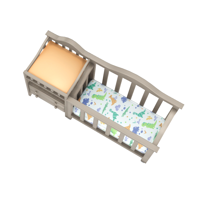 Crib/Changing Table Combo The Sims 4 Build / Buy