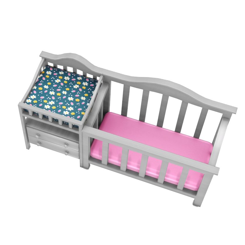 Crib/Changing Table Combo The Sims 4 Build / Buy
