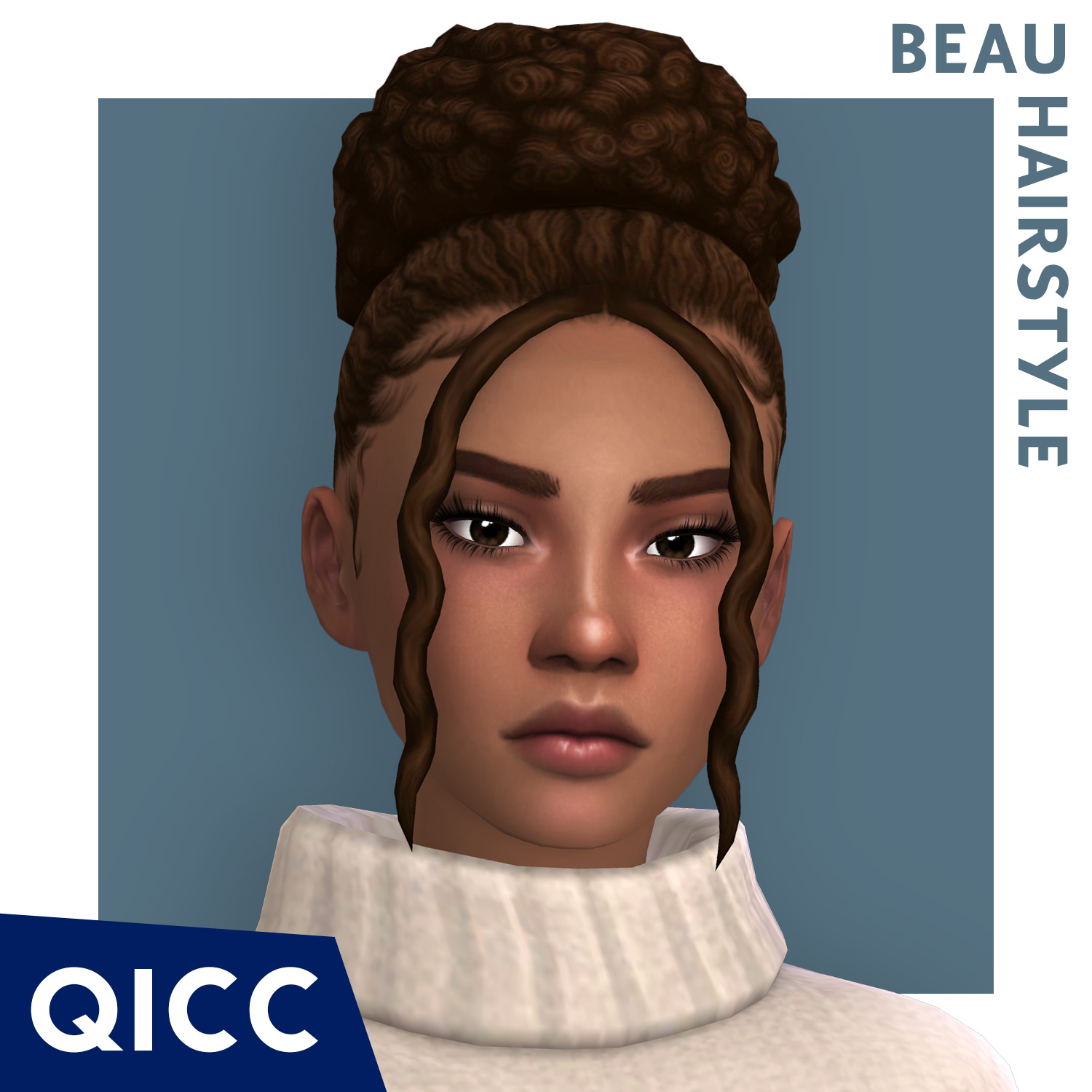 QICC - Claire Hair - The Sims 4 Create a Sim - CurseForge