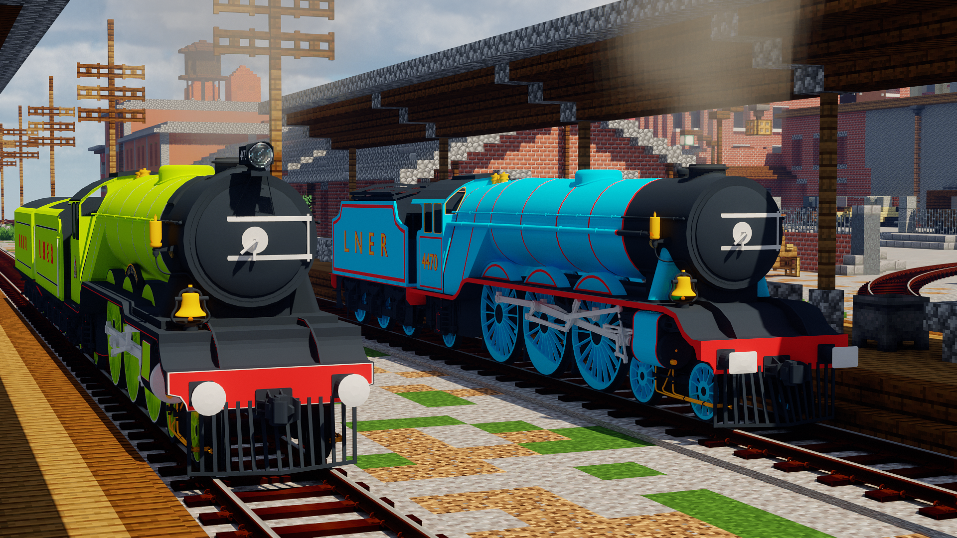 Flying scotsman and gordon visits america