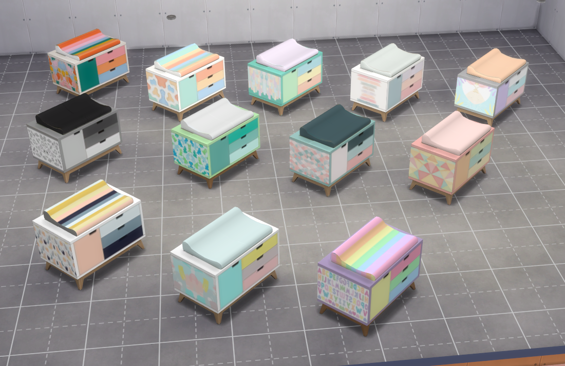 Donut Co. Diaper Pro Changing Table Screenshots The Sims 4 Build
