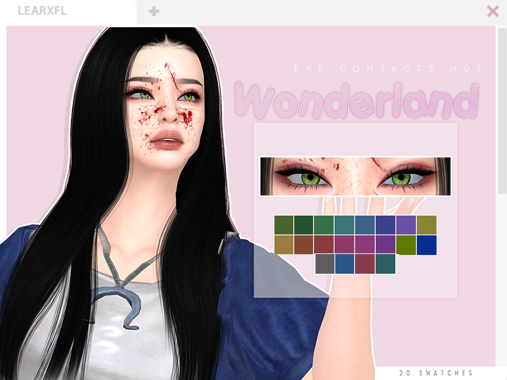 Wonderland Eye Contacts The Sims 4 Create A Sim CurseForge   Preview Tsr 