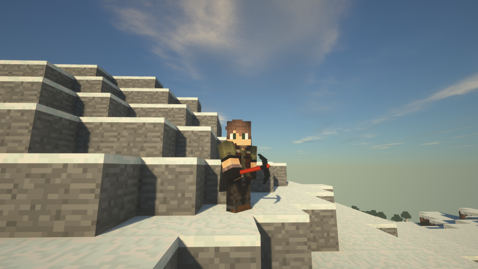 Orange Durasteel Pickaxe