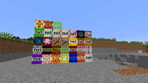 All the CUSTOM TNT in this modpack.