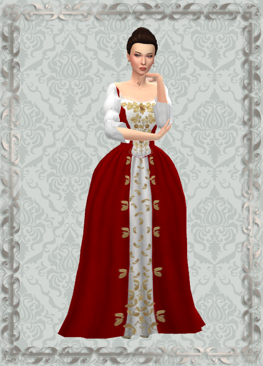 Helena Historical Dress - The Sims 4 Create a Sim - CurseForge