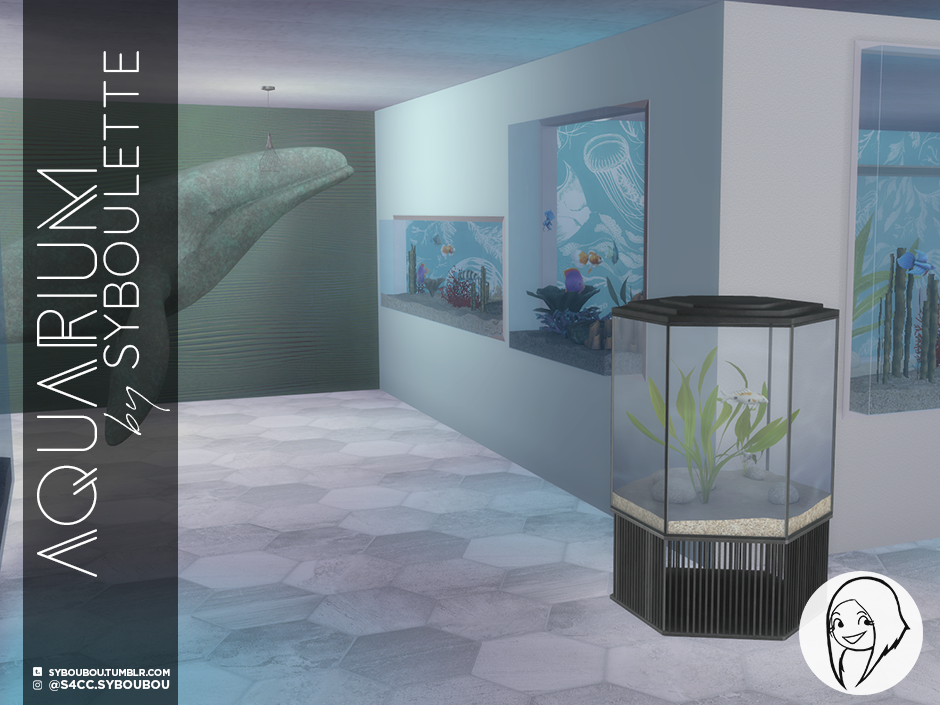 Aquarium set (2020) The Sims 4 Build / Buy