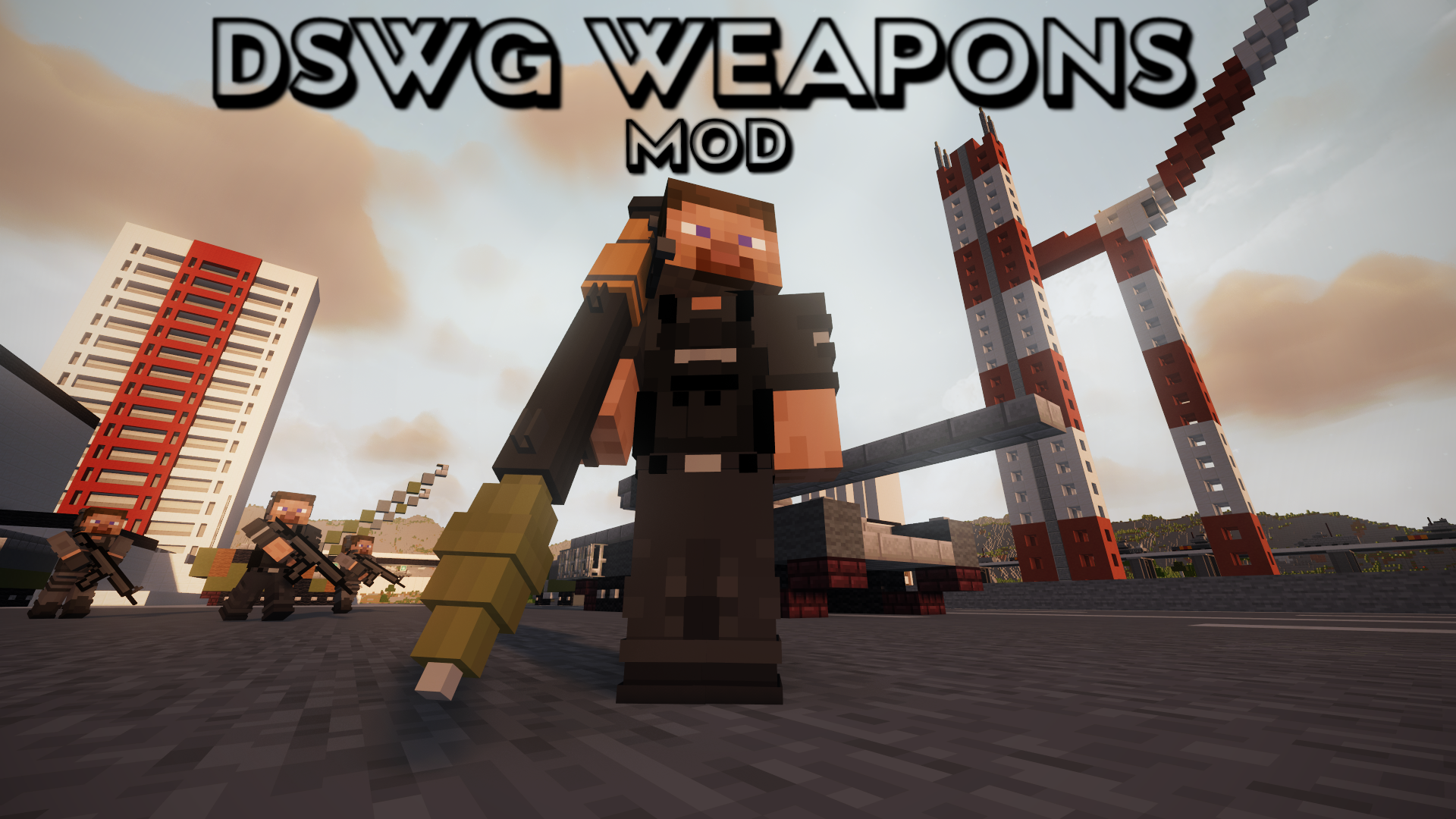 DSWG Weapons Mod 1.19.2 Beta 2.1 Minecraft Mod