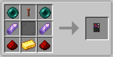Remote crafting recipe
