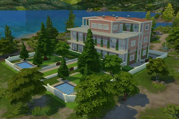 Cali Estate 50x40 - The Sims 4 Rooms / Lots - CurseForge