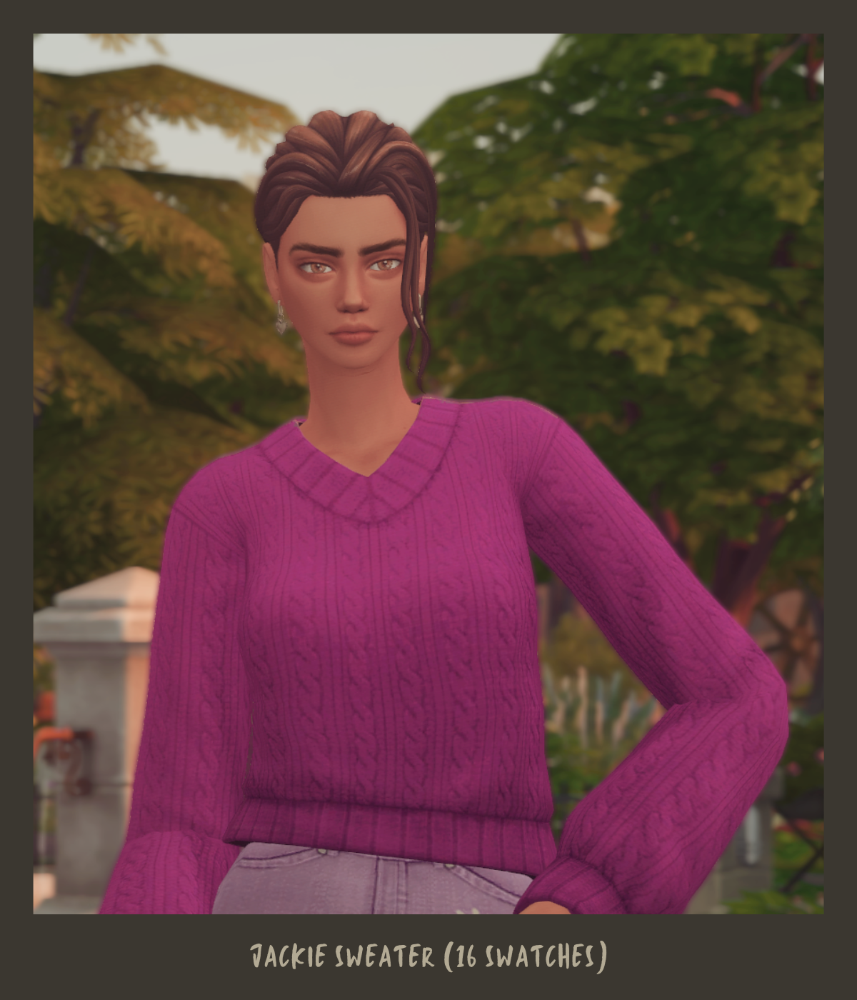 Cute Cardigan - The Sims 4 Create a Sim - CurseForge