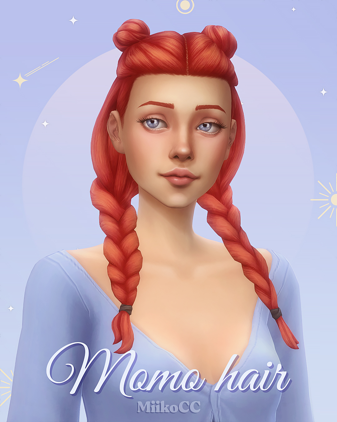 Colorful hairstyle by Jochi - The Sims 4 Create a Sim - CurseForge