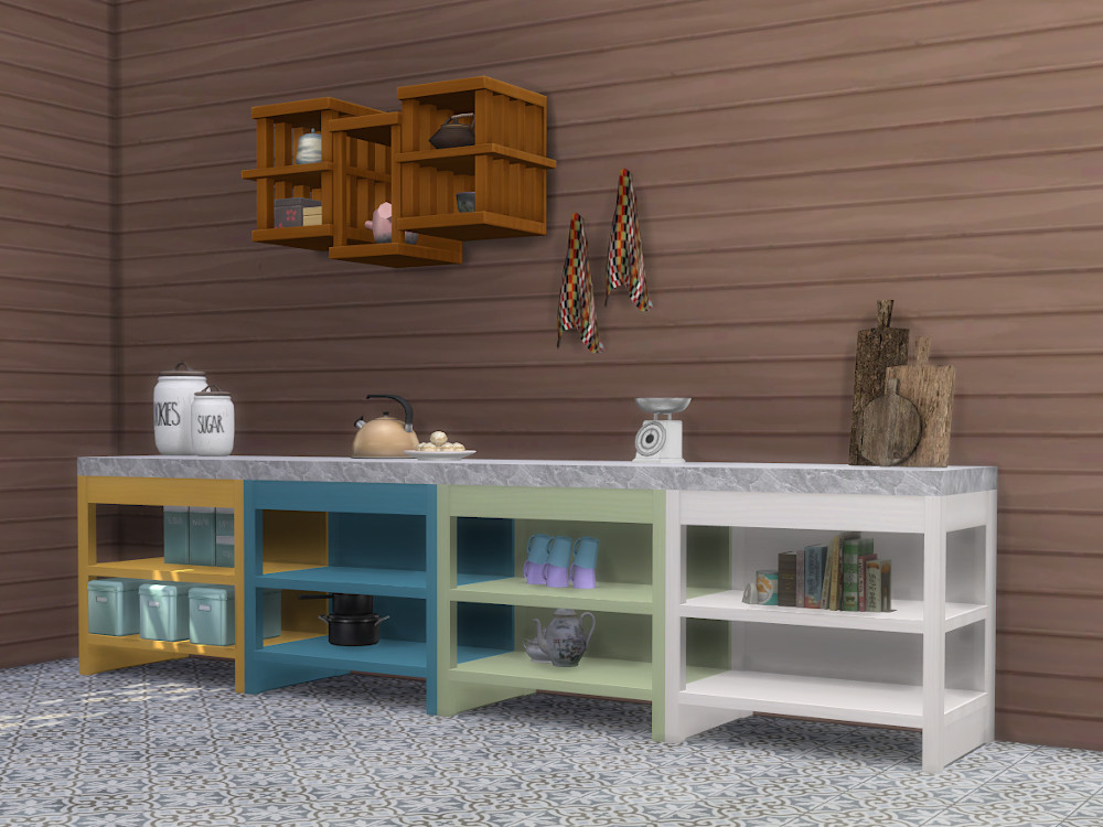 Parmenidh kitchen counter and island - The Sims 4 Build / Buy - CurseForge