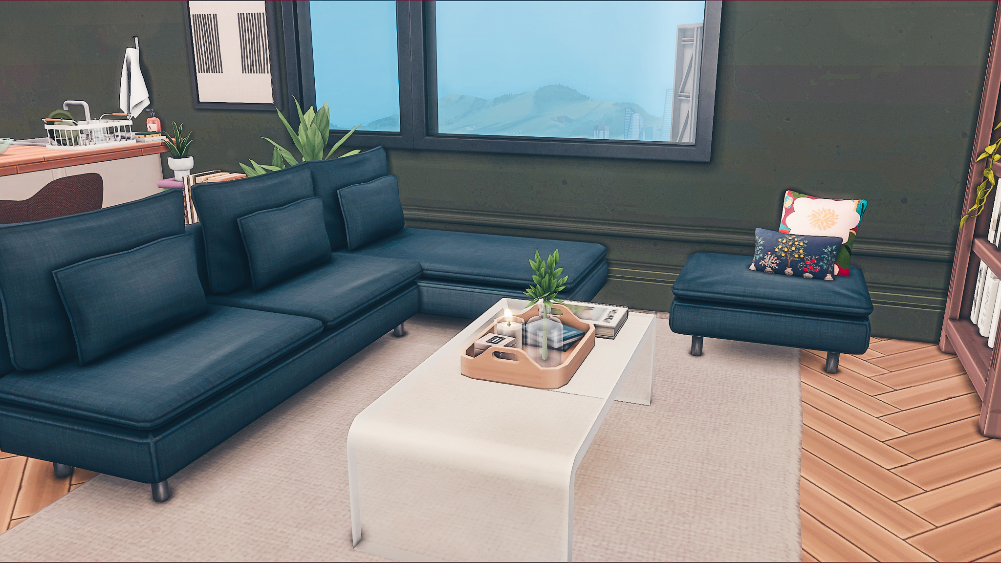 Bookworms Apartment The Sims 4 Rooms / Lots