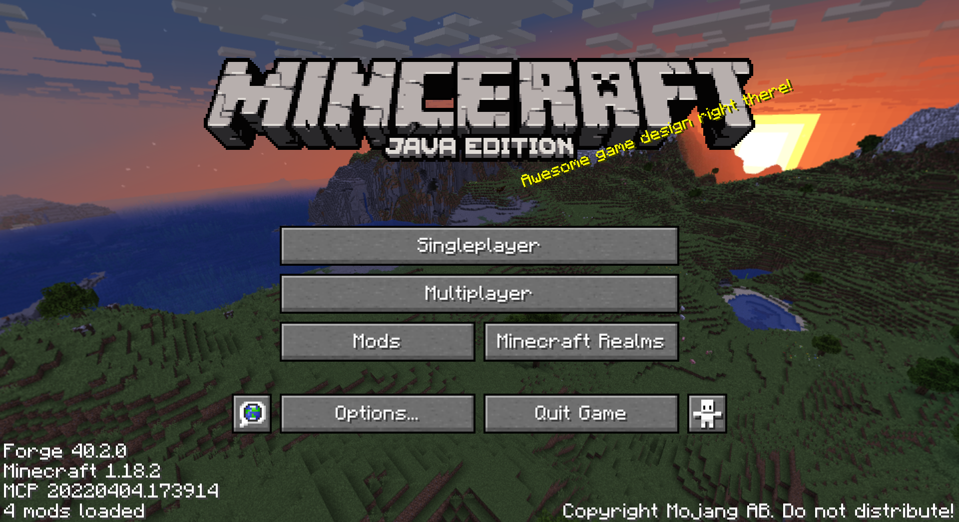 RGB Title Screen - Screenshots - Minecraft Mods - CurseForge