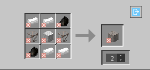 Thumbnail iron block x1
iron ingot x4
reinforced truss x2
any coal x2
produce x2