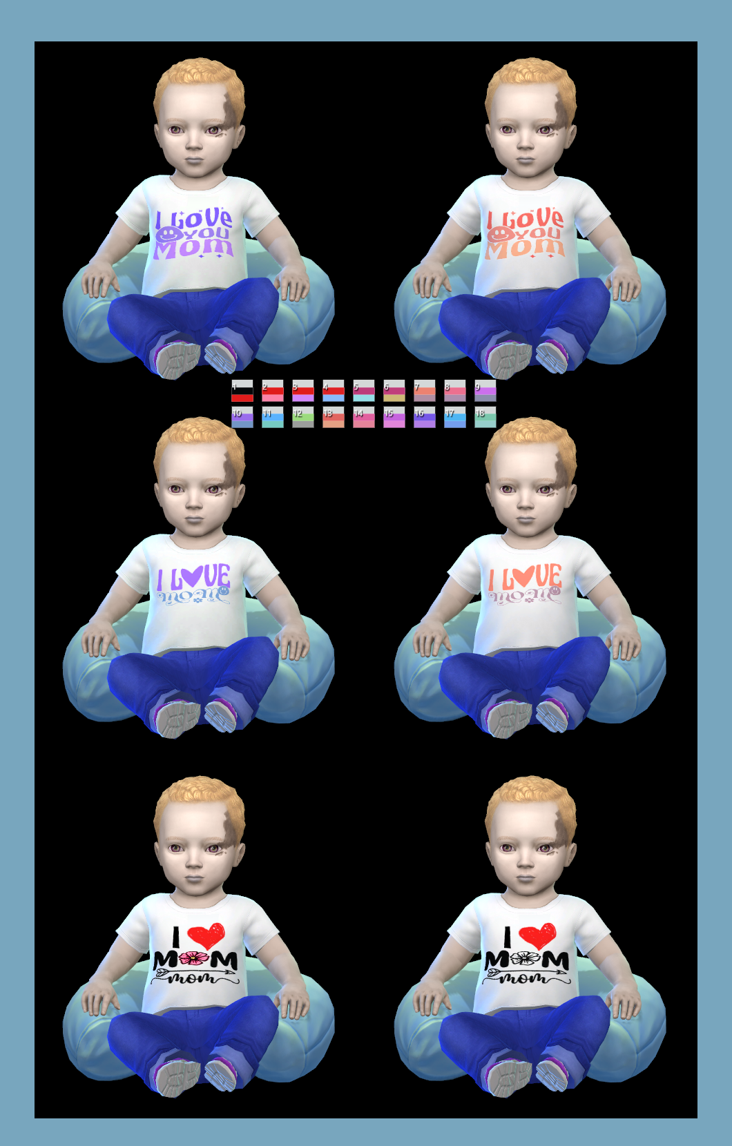 swatches shown as well