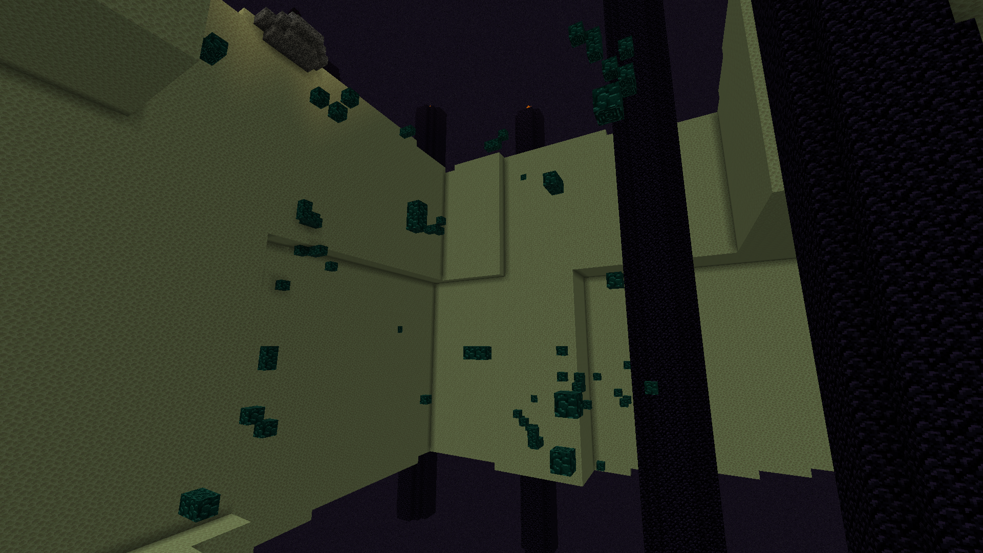 Enderite Ore in flying island