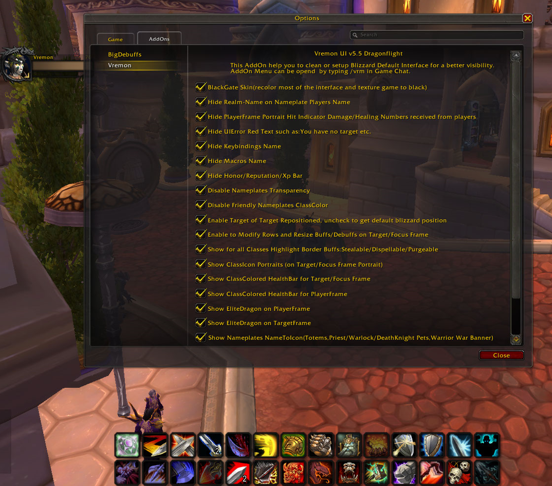 Vremon UI - World of Warcraft Addons - CurseForge