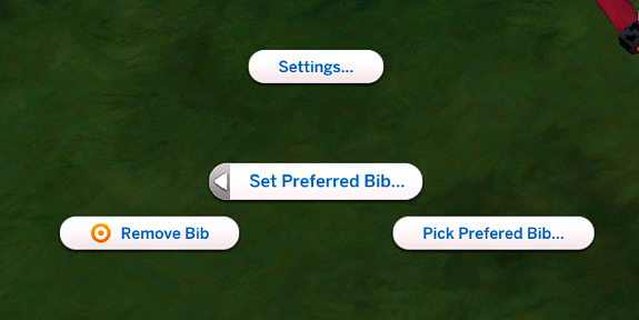 Set Preferred Bib - The Sims 4 Mods - CurseForge