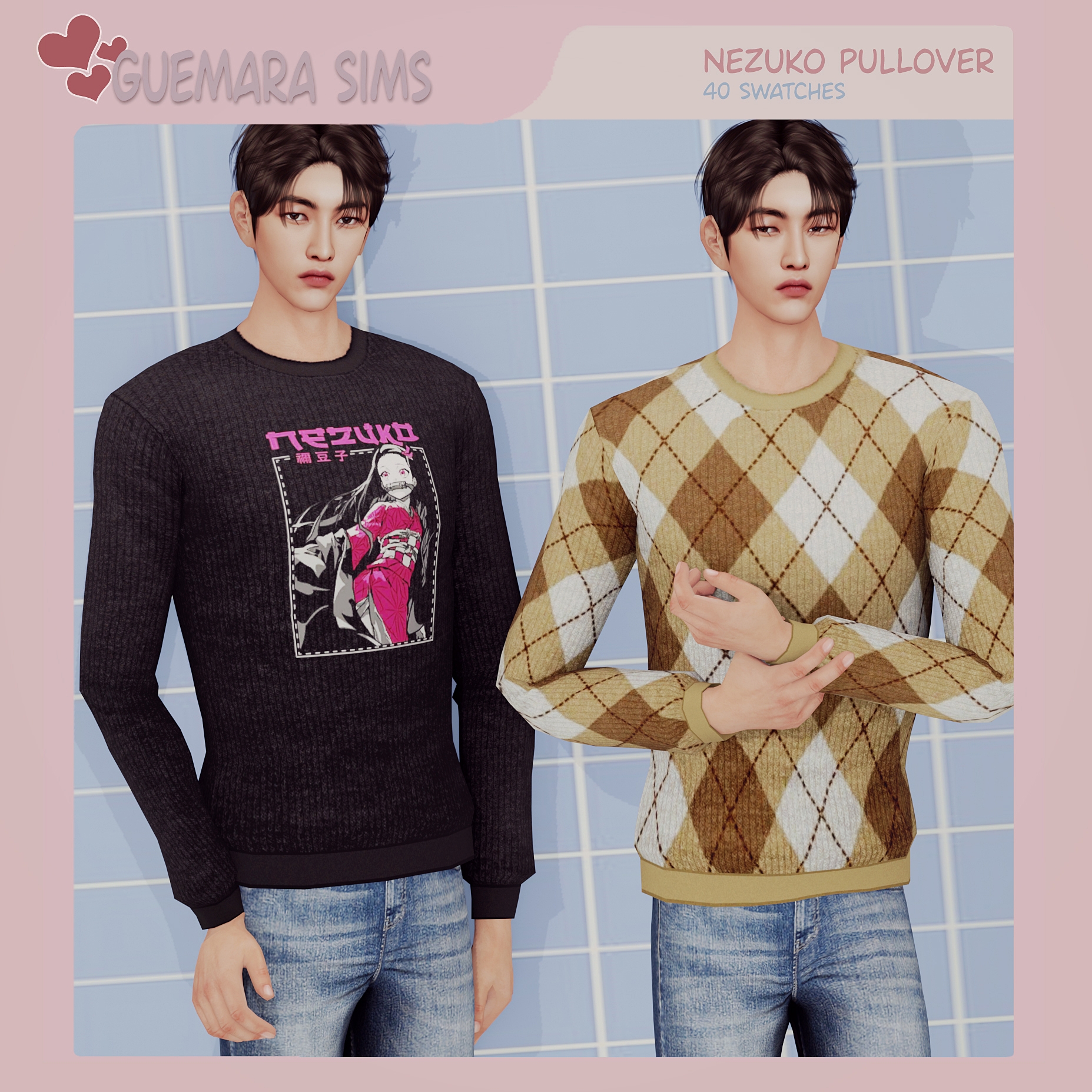 Nezuko pullover - The Sims 4 Create a Sim - CurseForge