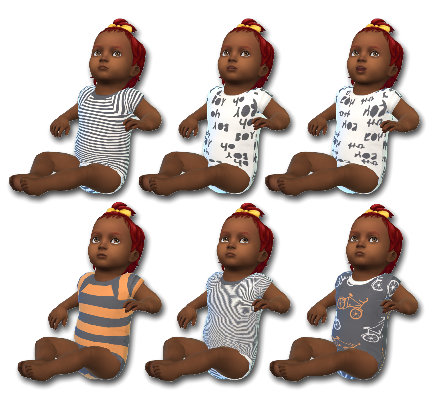 Infant Bicycle Onesie - The Sims 4 Create a Sim - CurseForge