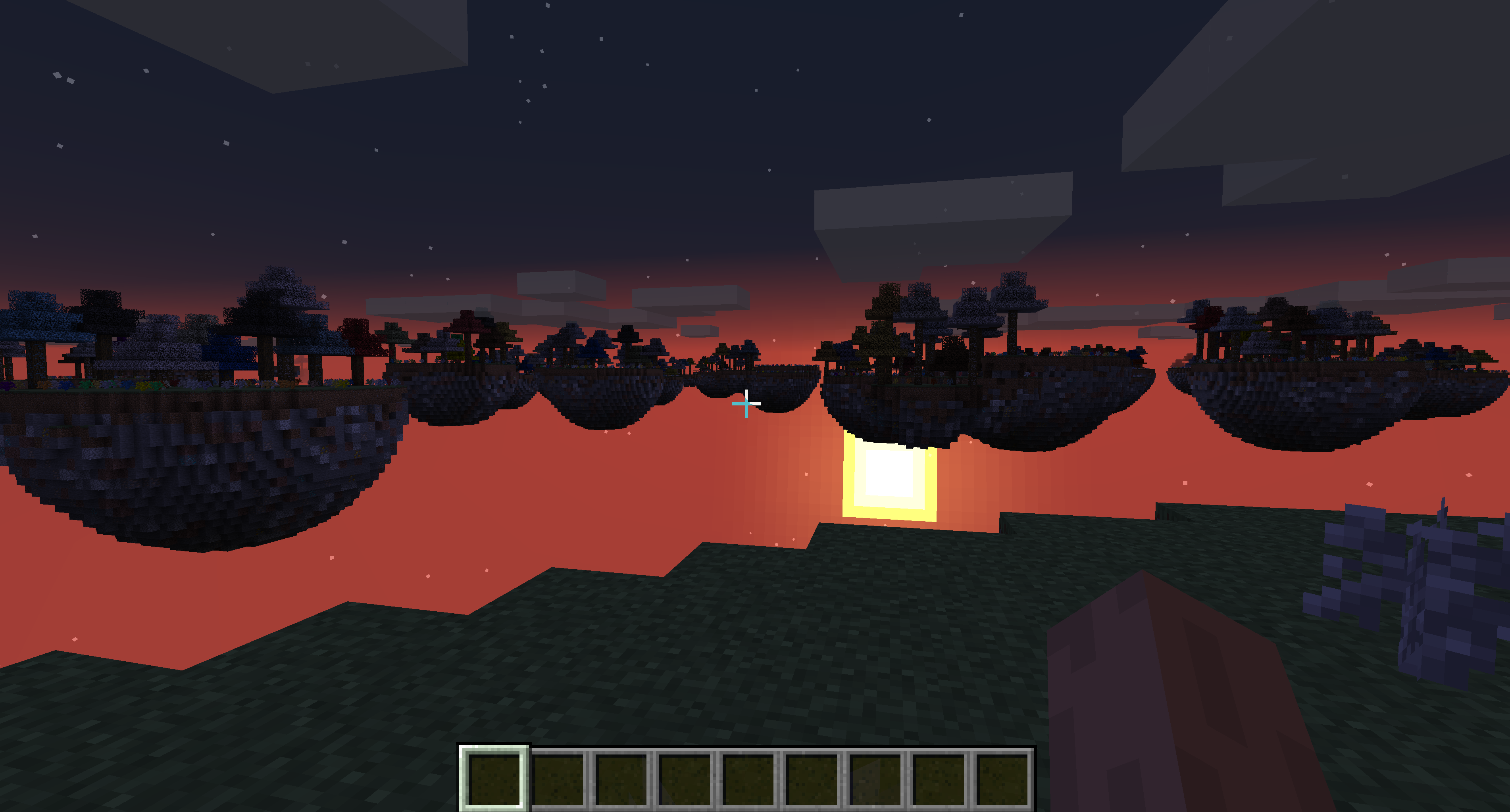 Orechard sunset
