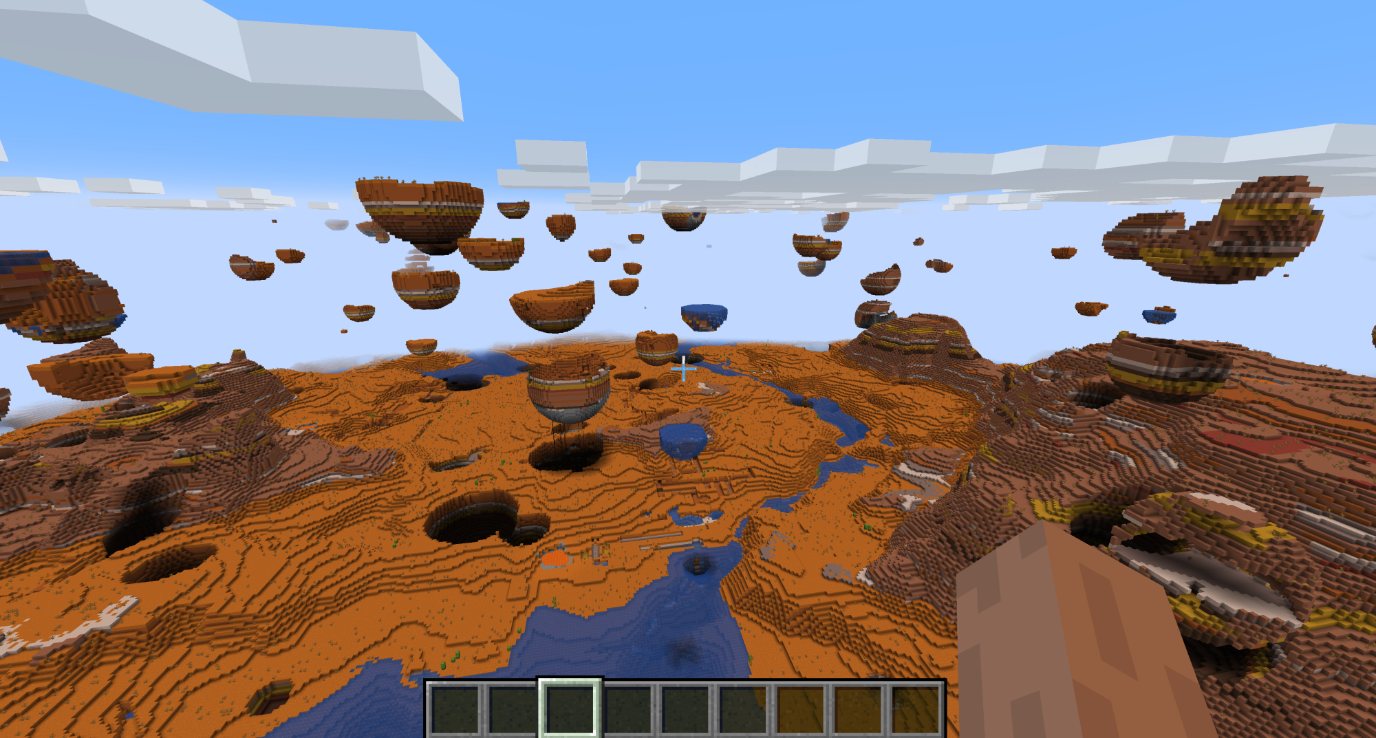 "Scooped" Island Badlands