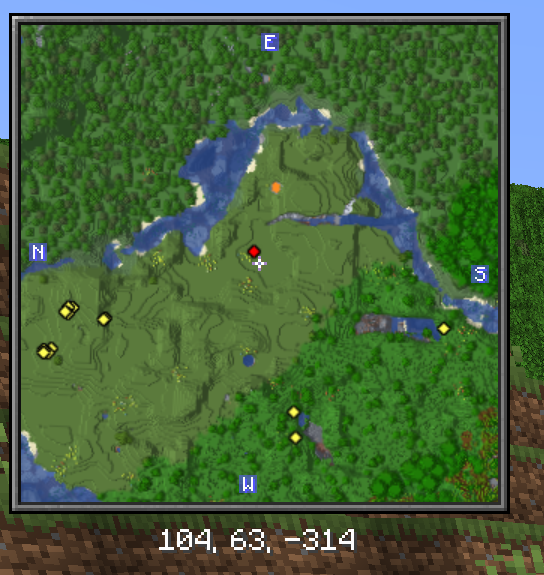Thumbnail Showcase of Xaero's Minimap mod