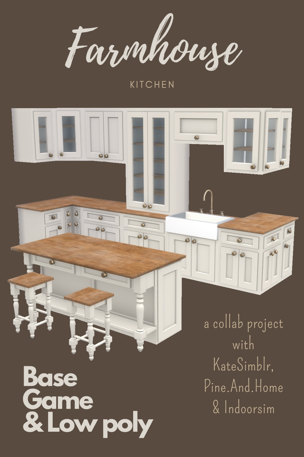 Sims4Luxury - Farmhouse Kitchen - The Sims 4 Build  Buy - CurseForge