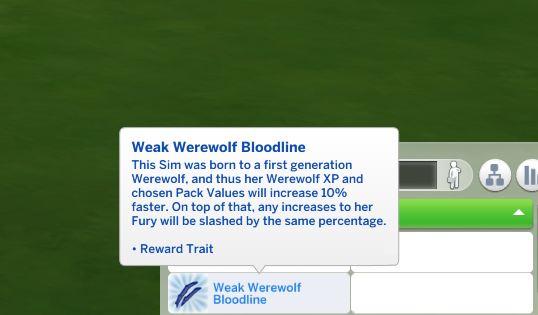 Weak Werewolf Bloodline