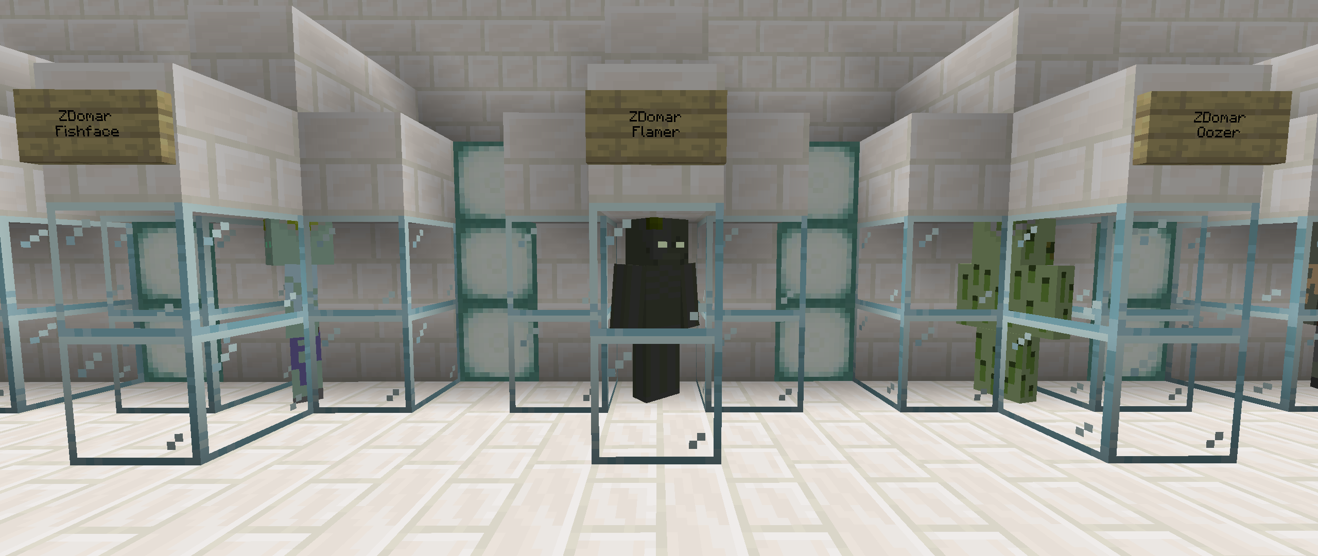 This is a zombie that can set itself on fire. (WIP)