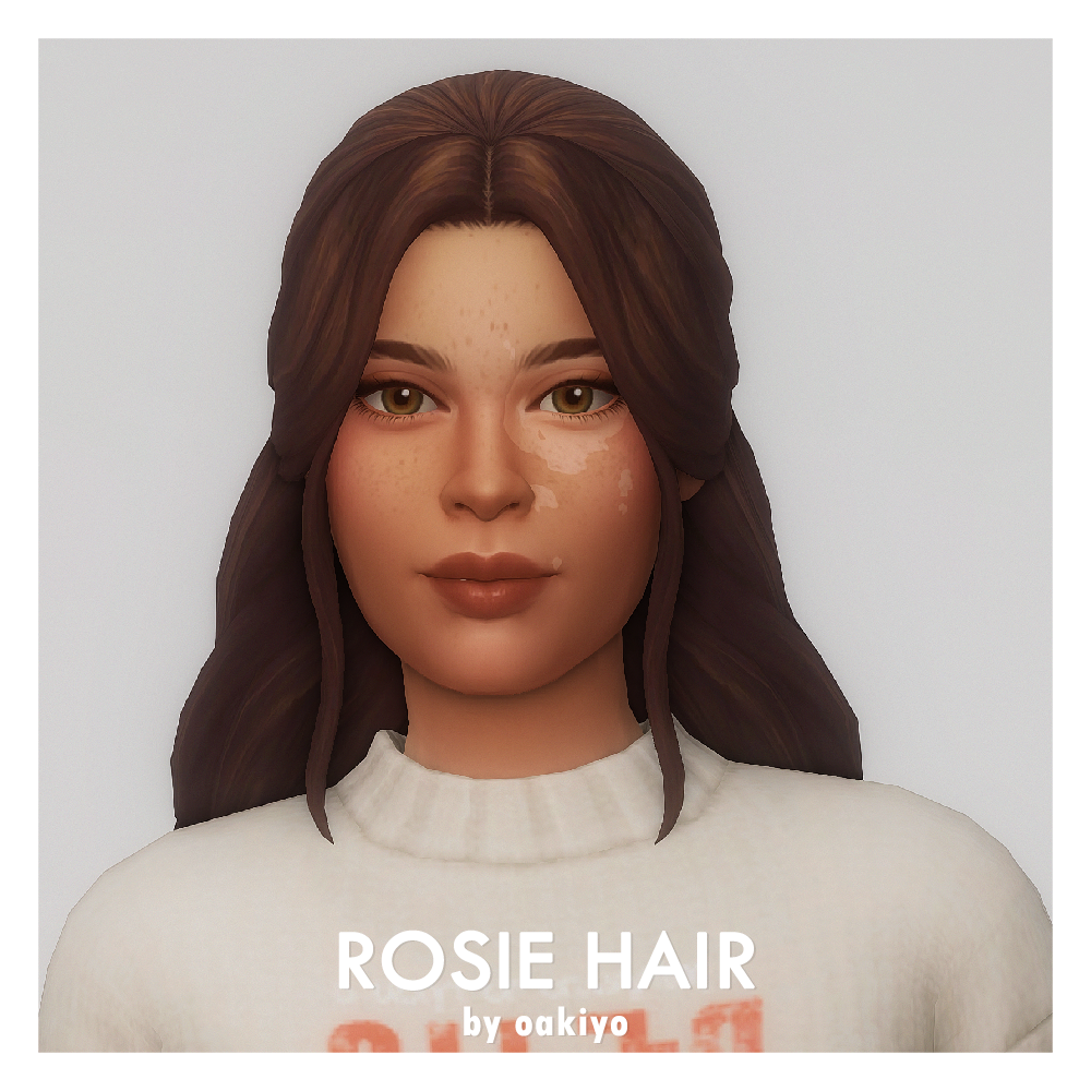 oakiyo - Rosie Hair - The Sims 4 Create a Sim - CurseForge