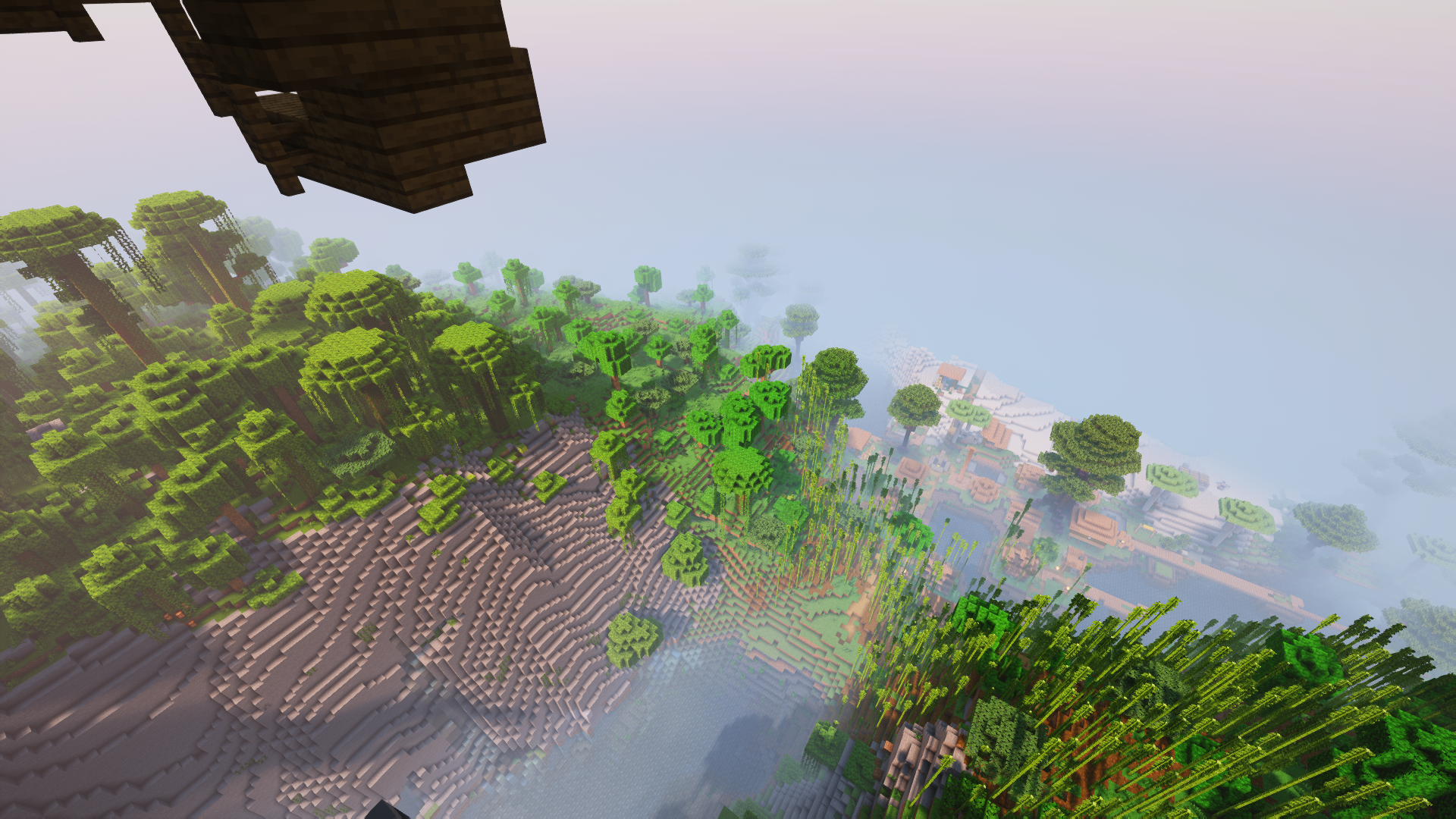 The last screenshot that I took before dying in that word in hardcore. A creeper fell on my while in an underground ravine/aquafer