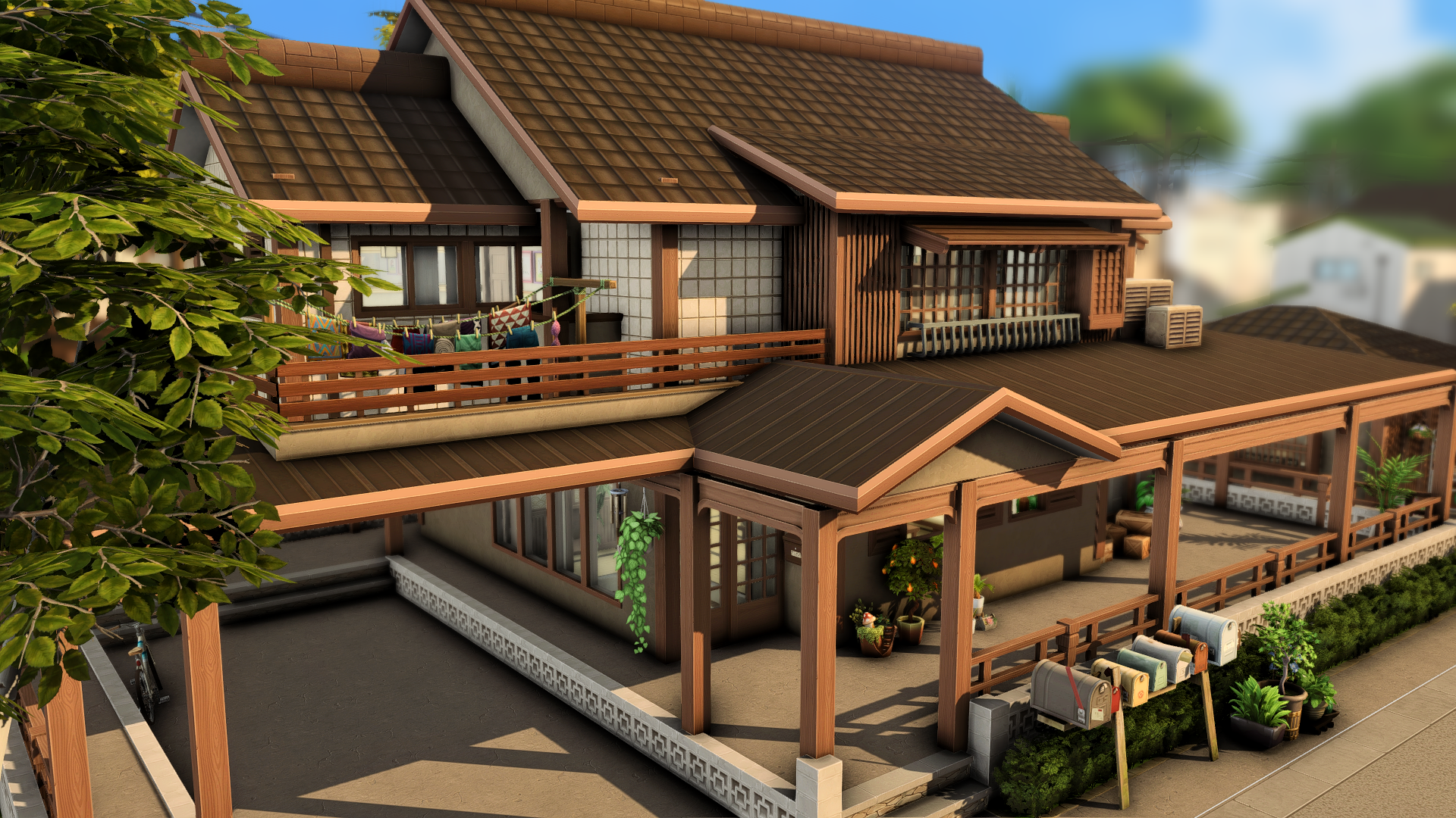 Japanese Family House - The Sims 4 Rooms / Lots - CurseForge