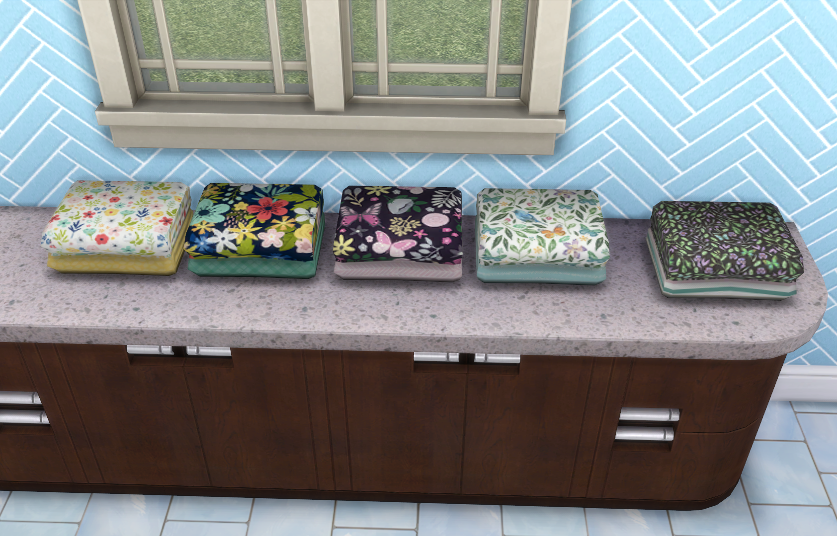 Recolored folded towels - all patterns