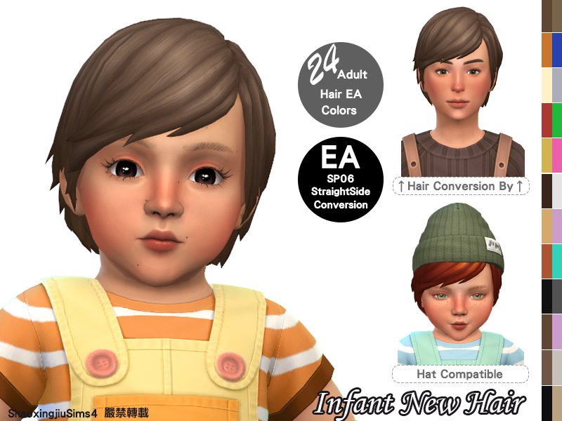 Straight Side Hair Set - Screenshots - The Sims 4 Create a Sim - CurseForge